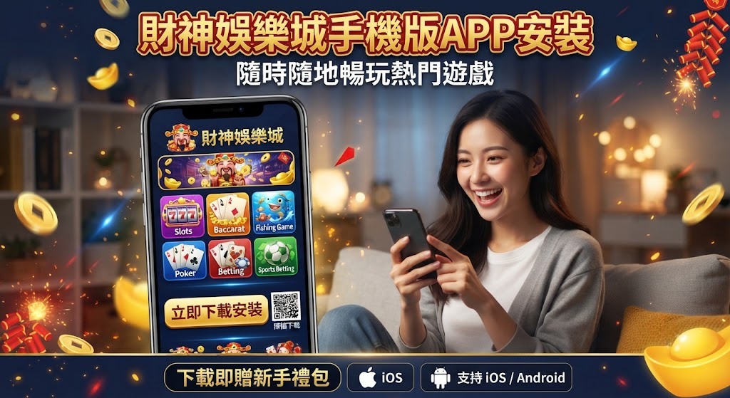 財神娛樂城手機版APP安裝：隨時隨地暢玩熱門遊戲